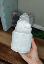 Load image into Gallery viewer, Selenite Lamp - Florida Sol Crystal Co