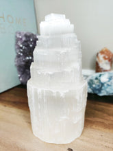 Load image into Gallery viewer, Selenite Lamp - Florida Sol Crystal Co