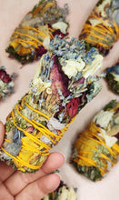 Load image into Gallery viewer, Floral Sage Smudge Wand - Florida Sol Crystal Co