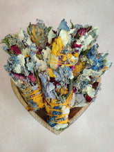 Load image into Gallery viewer, Floral Sage Smudge Wand - Florida Sol Crystal Co
