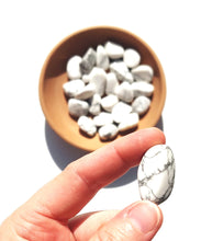 Load image into Gallery viewer, White Howlite Tumble - Florida Sol Crystal Co
