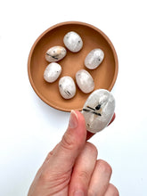 Load image into Gallery viewer, Tourmalilated Quartz Tumble - Florida Sol Crystal Co
